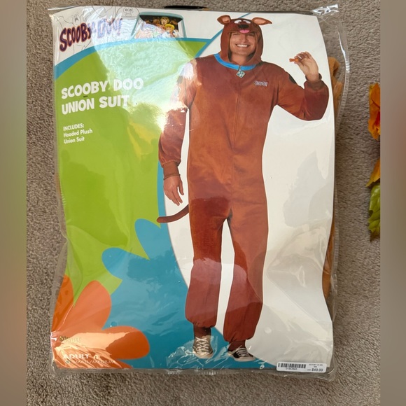 Adult Scooby Doo Union Suit Costume - Picture 1 of 6
